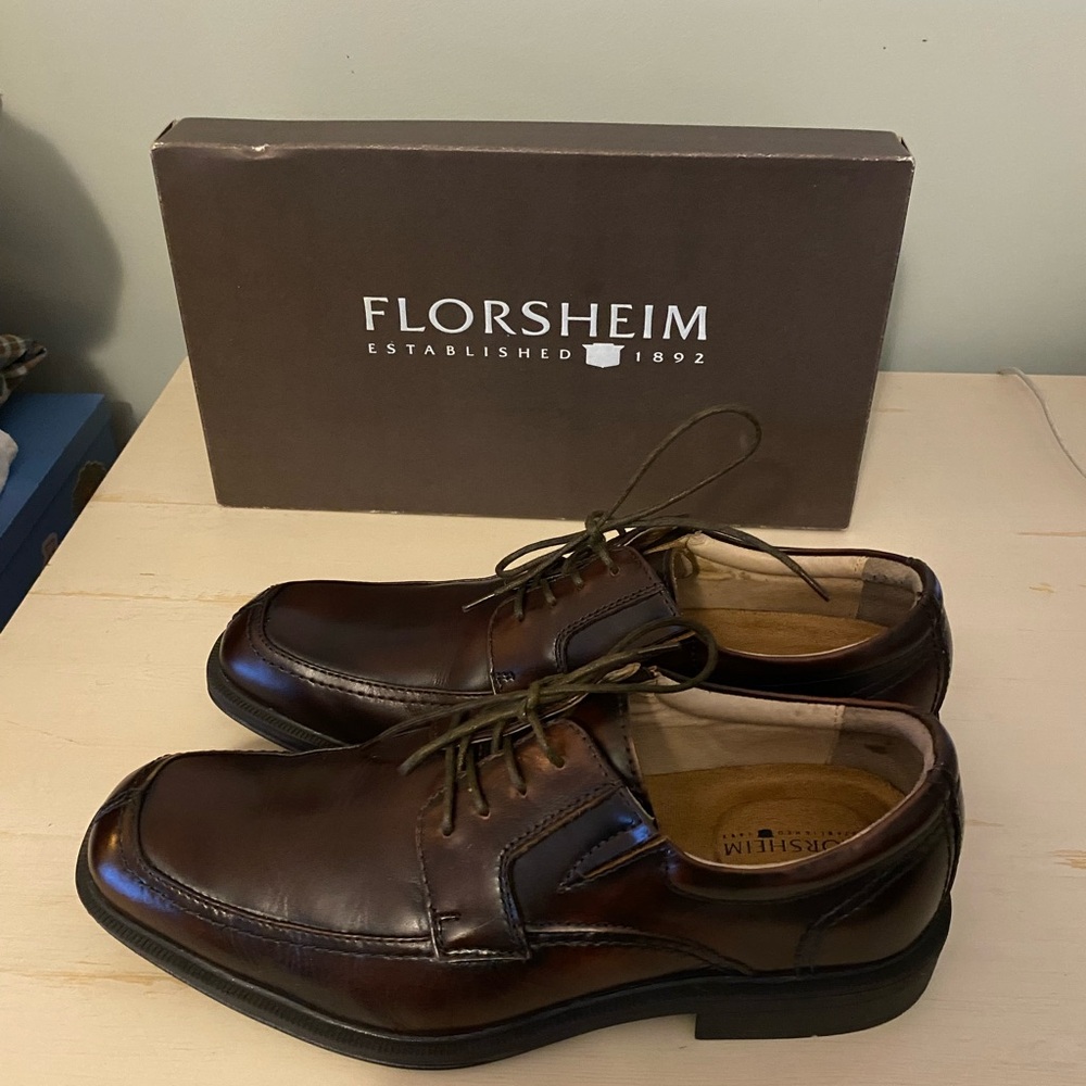 Florsheim Men's Brown Leather Billings Shoes